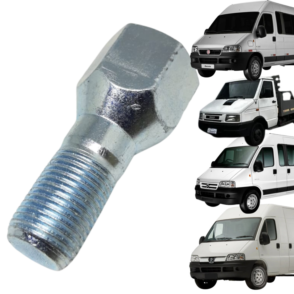 Parafuso Roda Van Jumper Ducato Boxer Daily 57mm Chave 24mm
