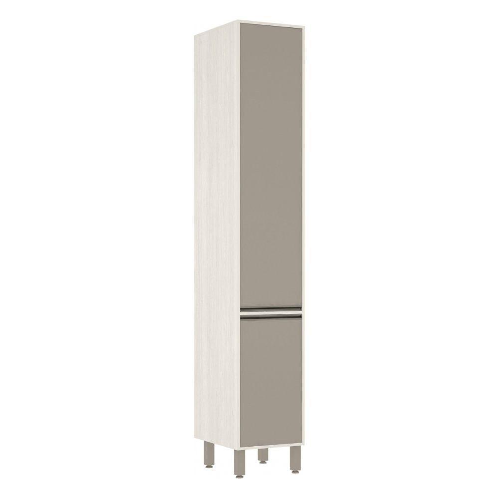 Paneleiro De Cozinha 40 Cm 2 Portas Linea Luciane Pátina Ff-mocca Laca