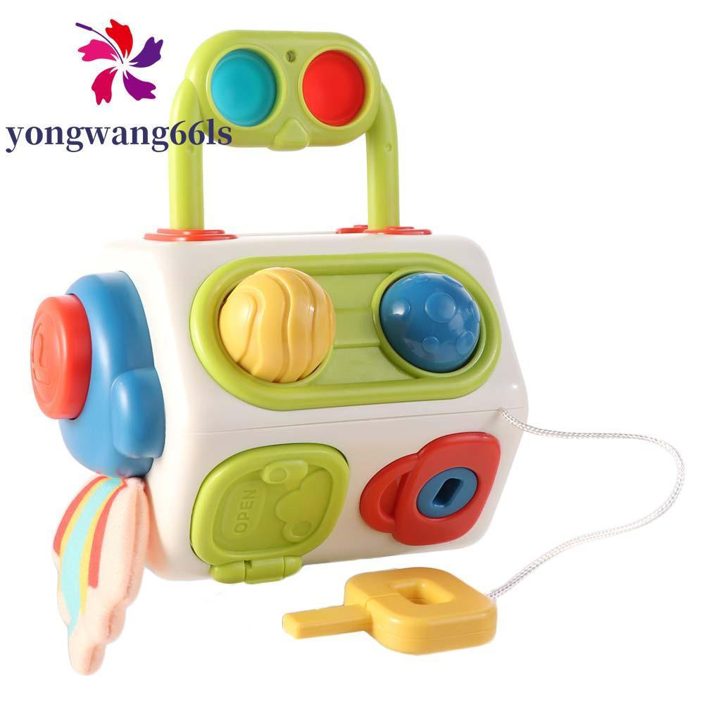 YONGWANG Montessori Brinquedos Sensoriais , Cubo Ocupado De Atividade Interativa Poliédrica Pai-Filho , Multiuso