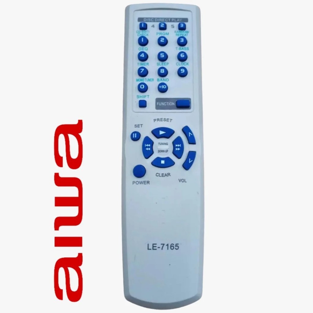 7165 Controle Remoto Som AIWA Nsx T96 Nsxt99 Xh A1000 Xh A1060