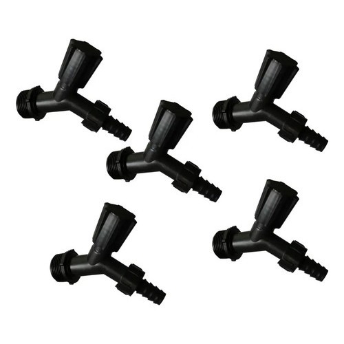 Kit 05 Torneira Para Jardim E Tanque 1/2 E 3/4 Cipla