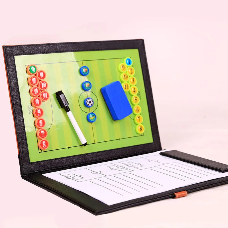 Quadro Magnético de Treinamento de Futebol, Prancheta Tática para Treinadores com Caneta Marcadora Apagável a Seco, Aces