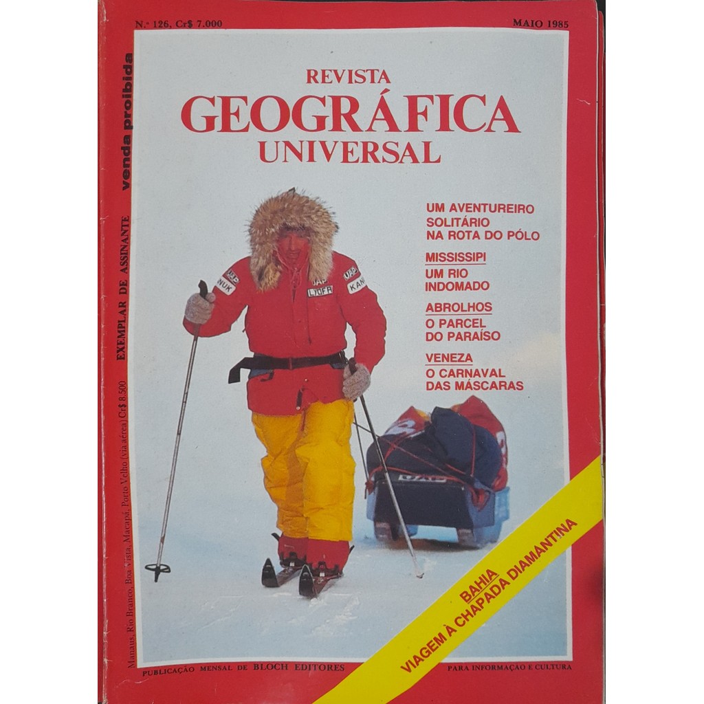 Revista Geográfica Universal nº 126 Maio 1985 de Bloch 8000717
