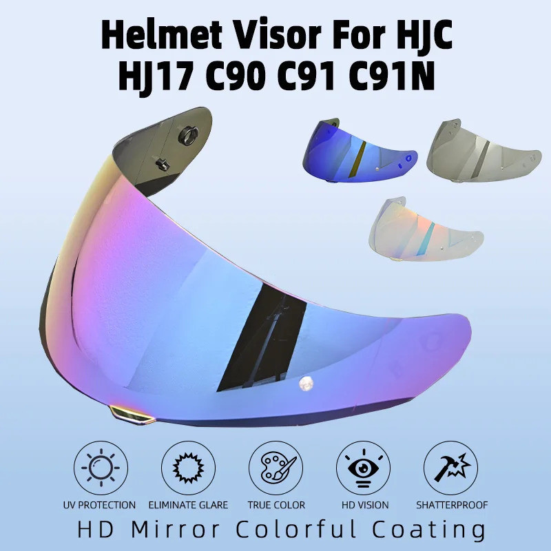 [2026NOVO] Viseira de Capacete para HJC C91 C91N C90 HJ-17 CL-Max 3 IS-Max 2 SY-MAX III, Viseira para Capacete Integral