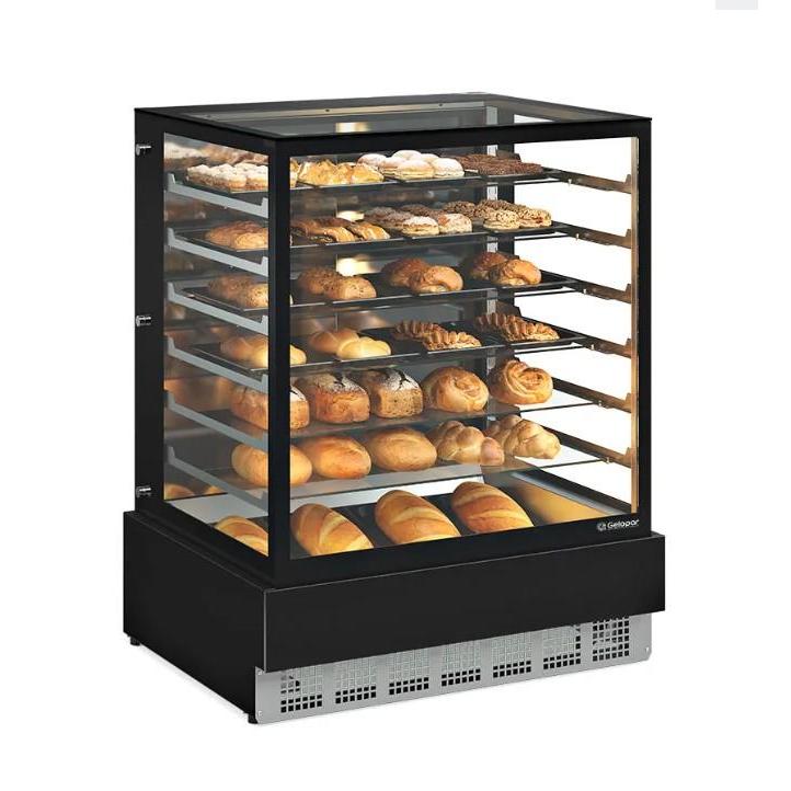 Vitrine Neutra Linha Padaria Conveniência MGEN-100/PR/127-220V - Gelopar