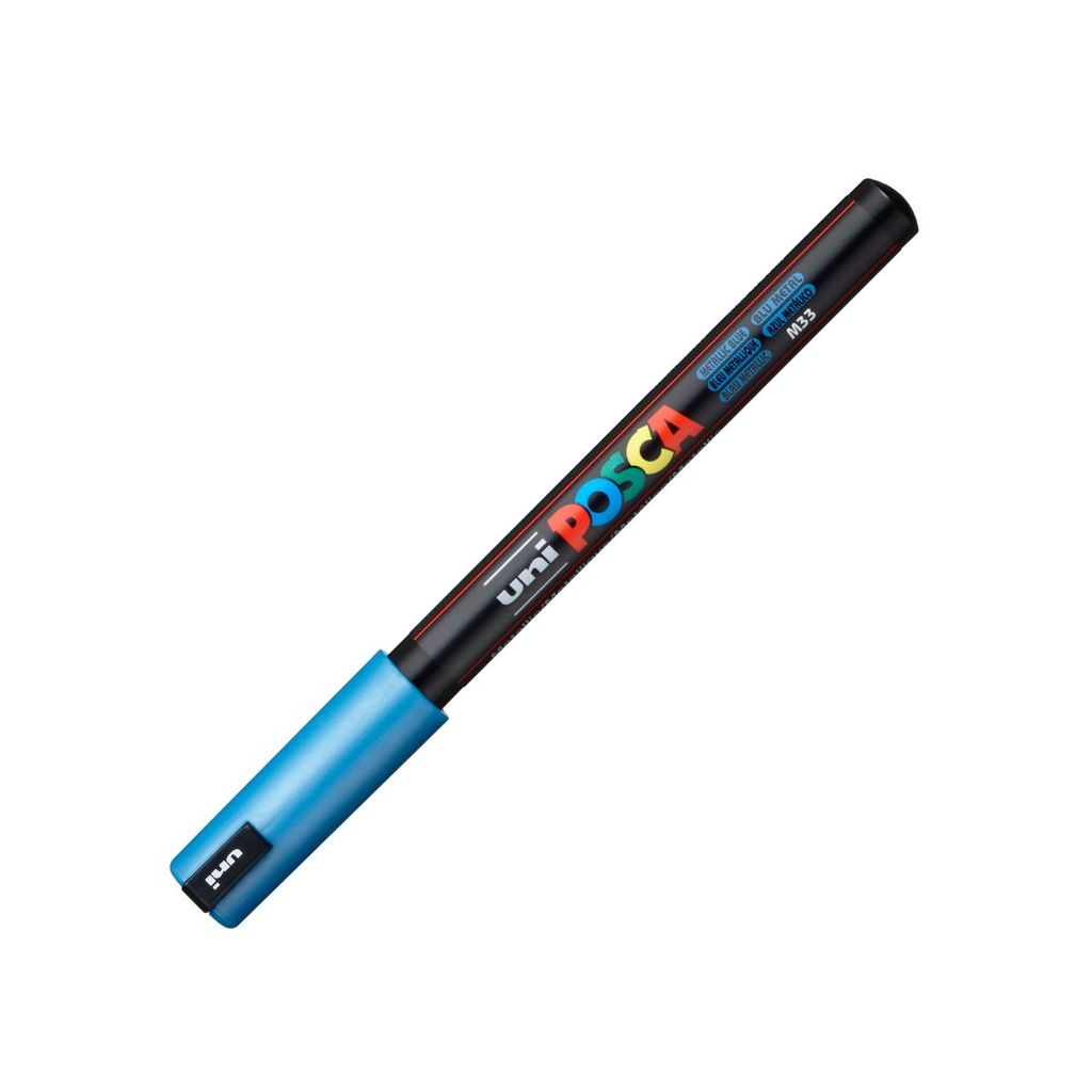 Caneta Posca PC-1MR Azul Metálico Uni-Ball · foto 2