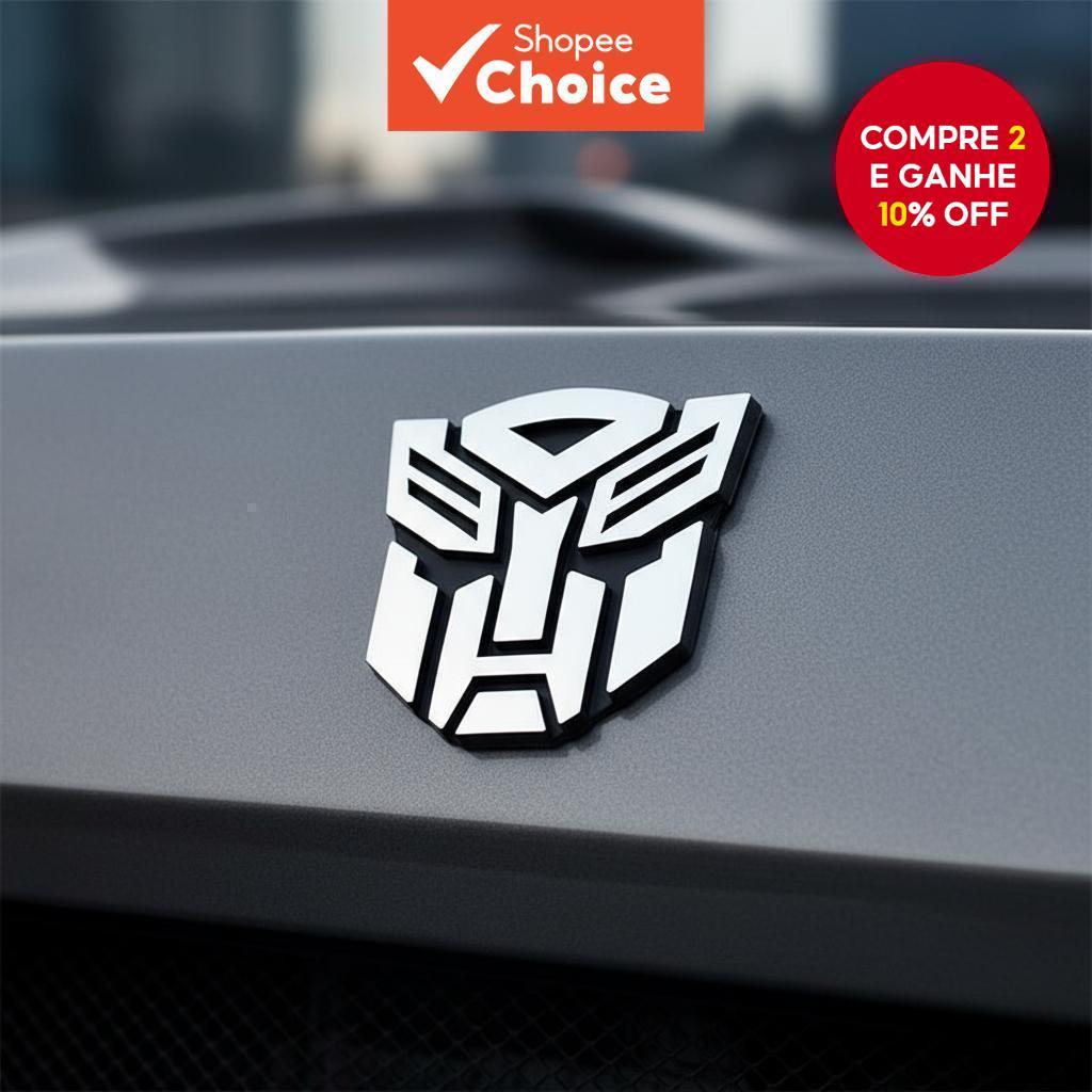  Adesivos criativos para carros com o emblema dos Transformers