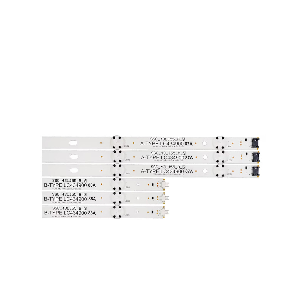 Kit Barras De Led Tv LG 43LJ5500 43LJ5550 43UJ6300 Original