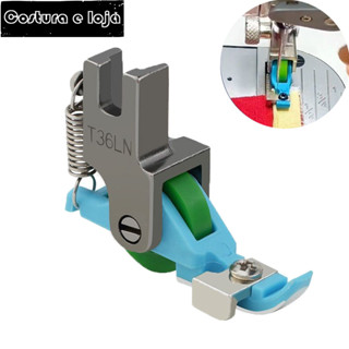Calcador Pé Zíper Invisìvel Regulável de Plástico com Rolete Para Máquinas De Industriai em Oferta na Shopee