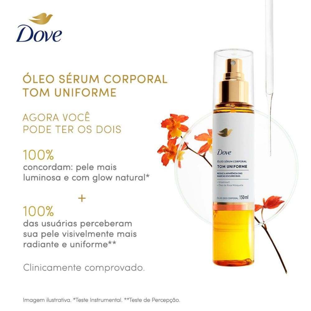 Óleo Corporal Dove Tom Uniforme 150ml — imagem 2 de 2