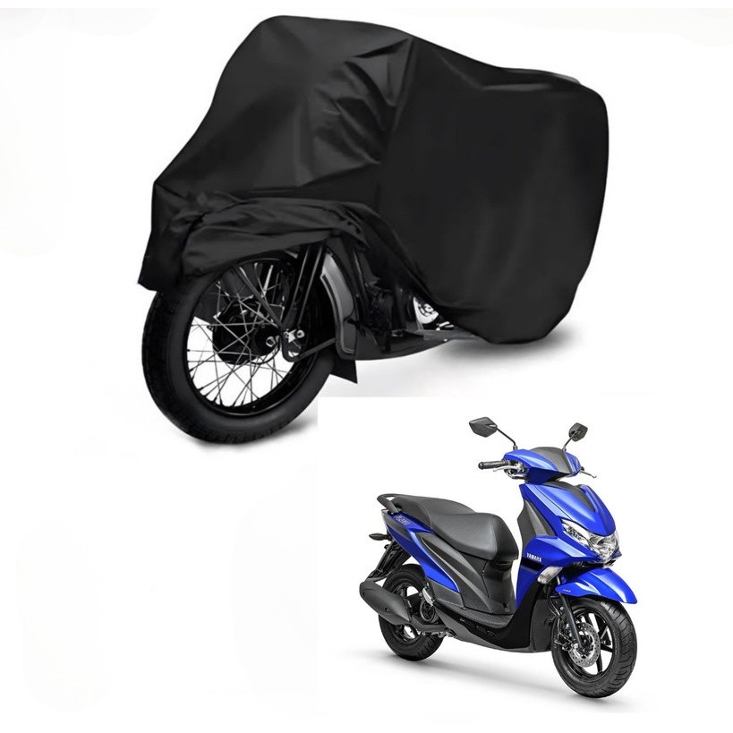 g,j Capa de Cobrir Moto em Couro Impermeável Anti-Uv Protetora Anti-Risco para Yamaha Fluo 125 ABS