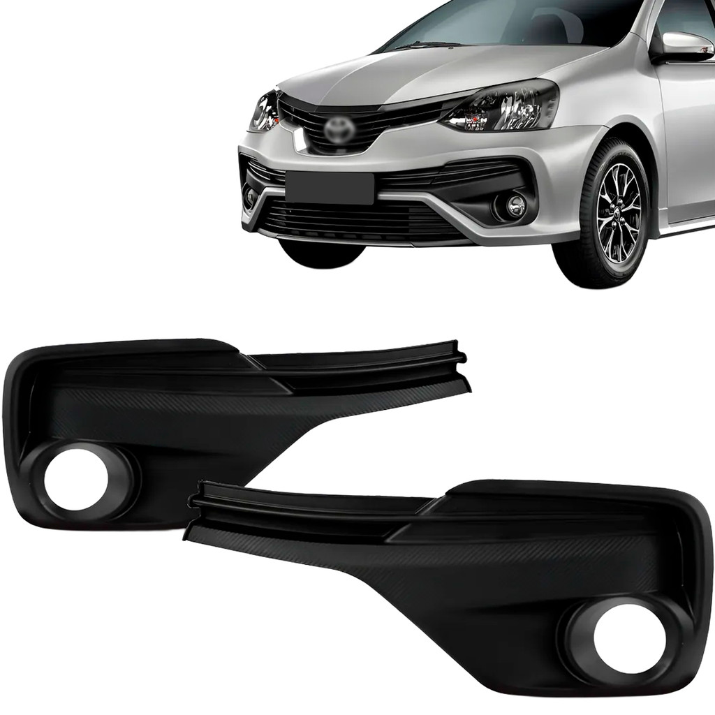 Grade Moldura Milha Etios 2018 2019 2020 Com Furo