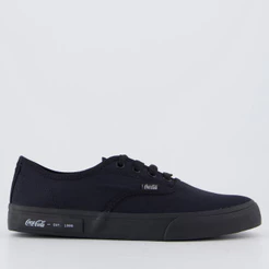 Tênis Coca Cola Kick Summer Feminino Preto e Cinza