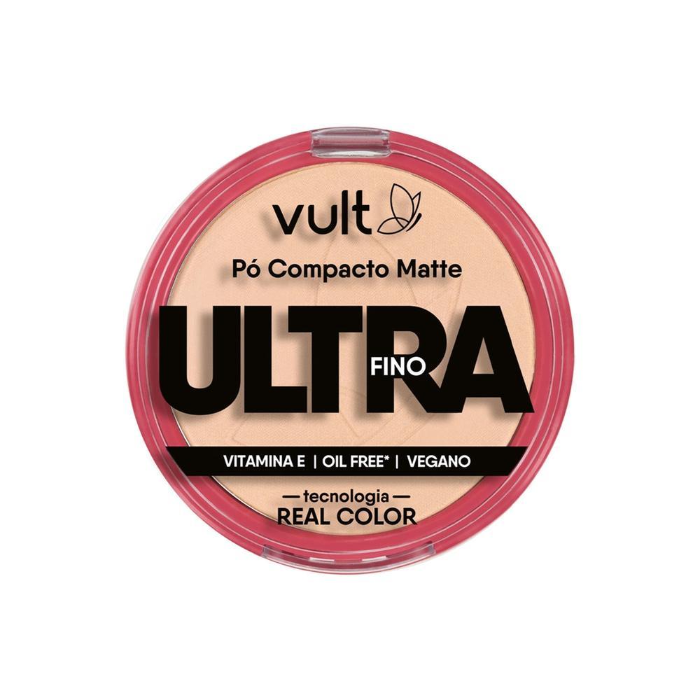 Vult Pó Compacto Matte Ultrafino Cor V410 em Oferta na Shopee