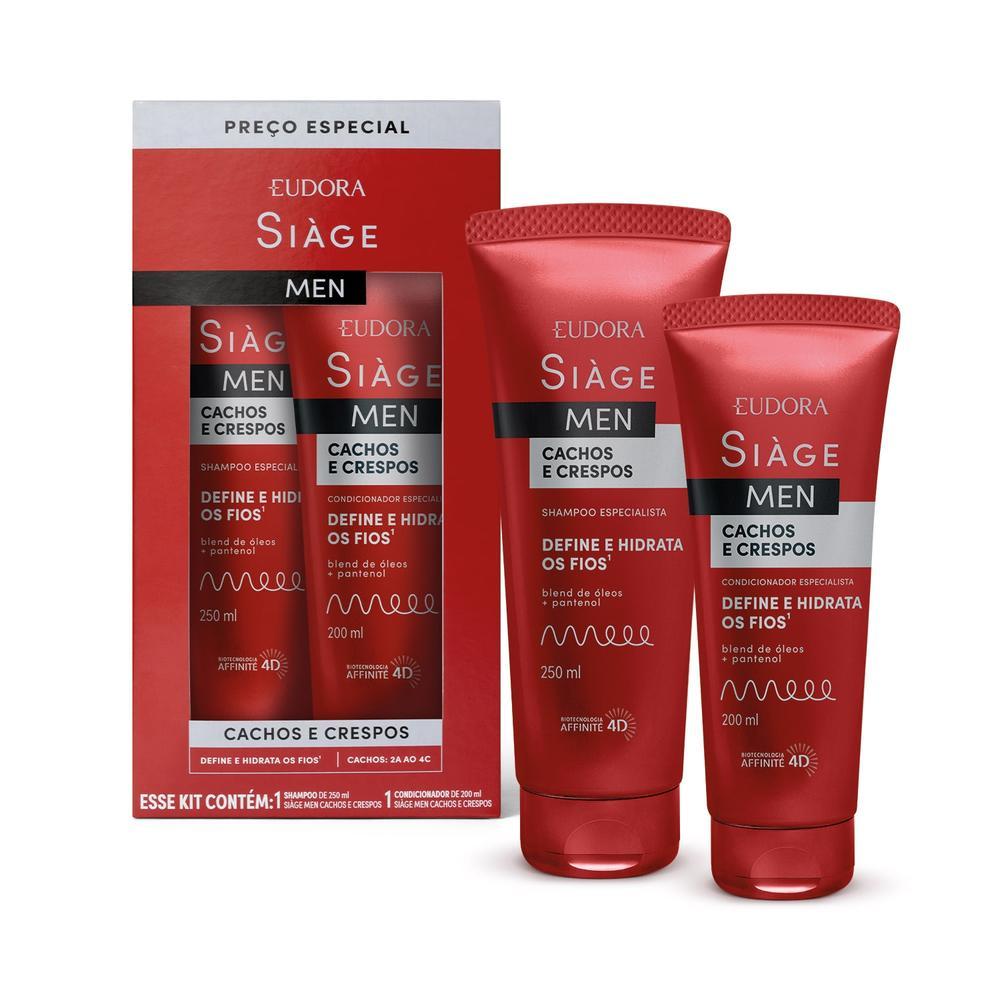 Imagem Kit Siàge Men Cachos e Crespos (2 itens)