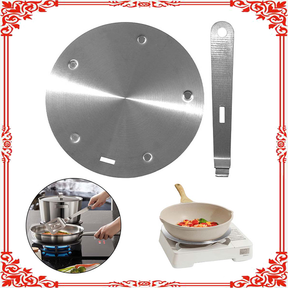 Fogão de indução Placa condutora térmica Adaptador Difusor Diâmetro 24cm Espessura 4mm Fogão de indução Placa condutora