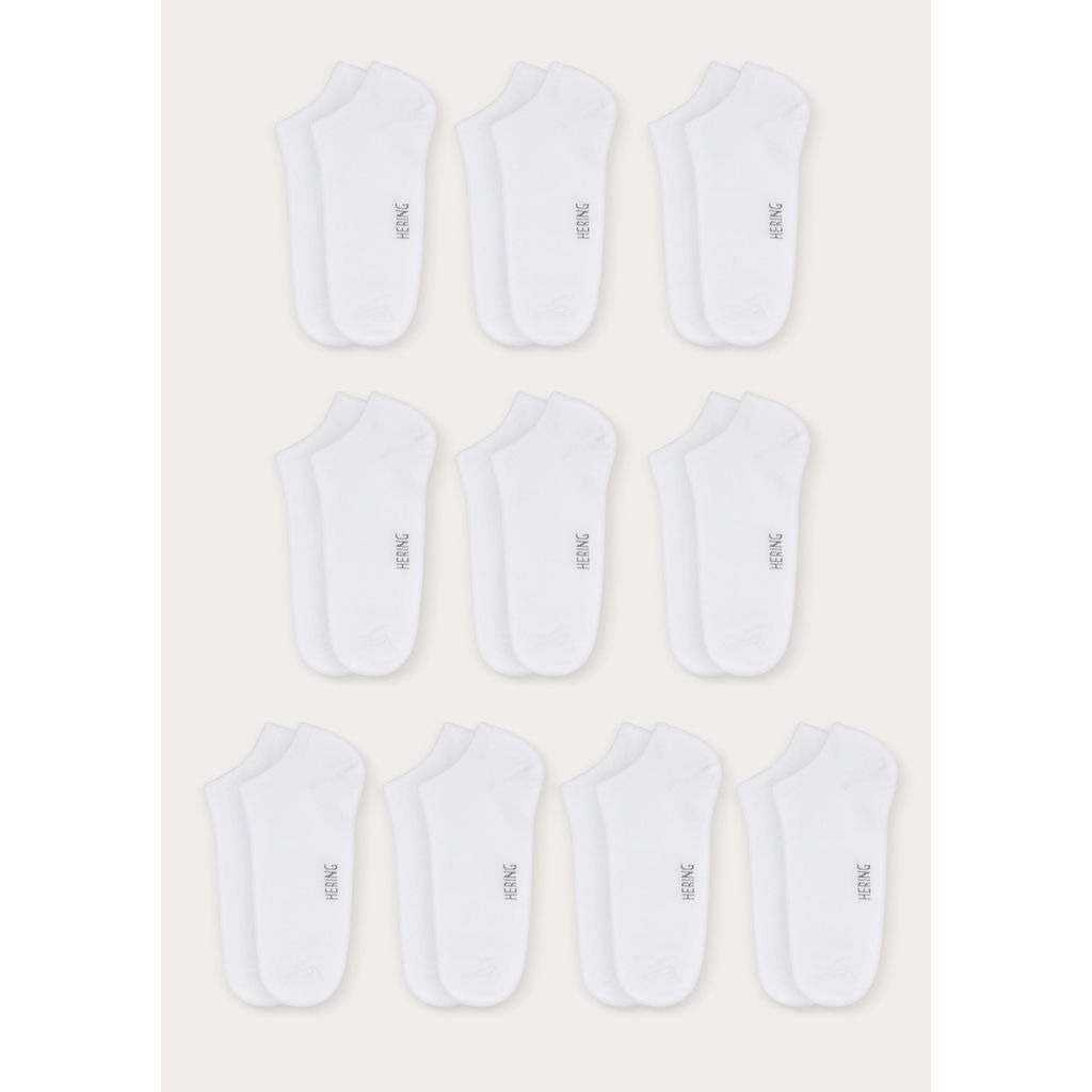 Kit 10 Pares De Meias Soquete Unissex