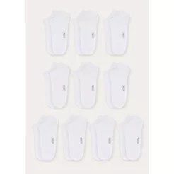 Kit 10 Pares De Meias Soquete Unissex