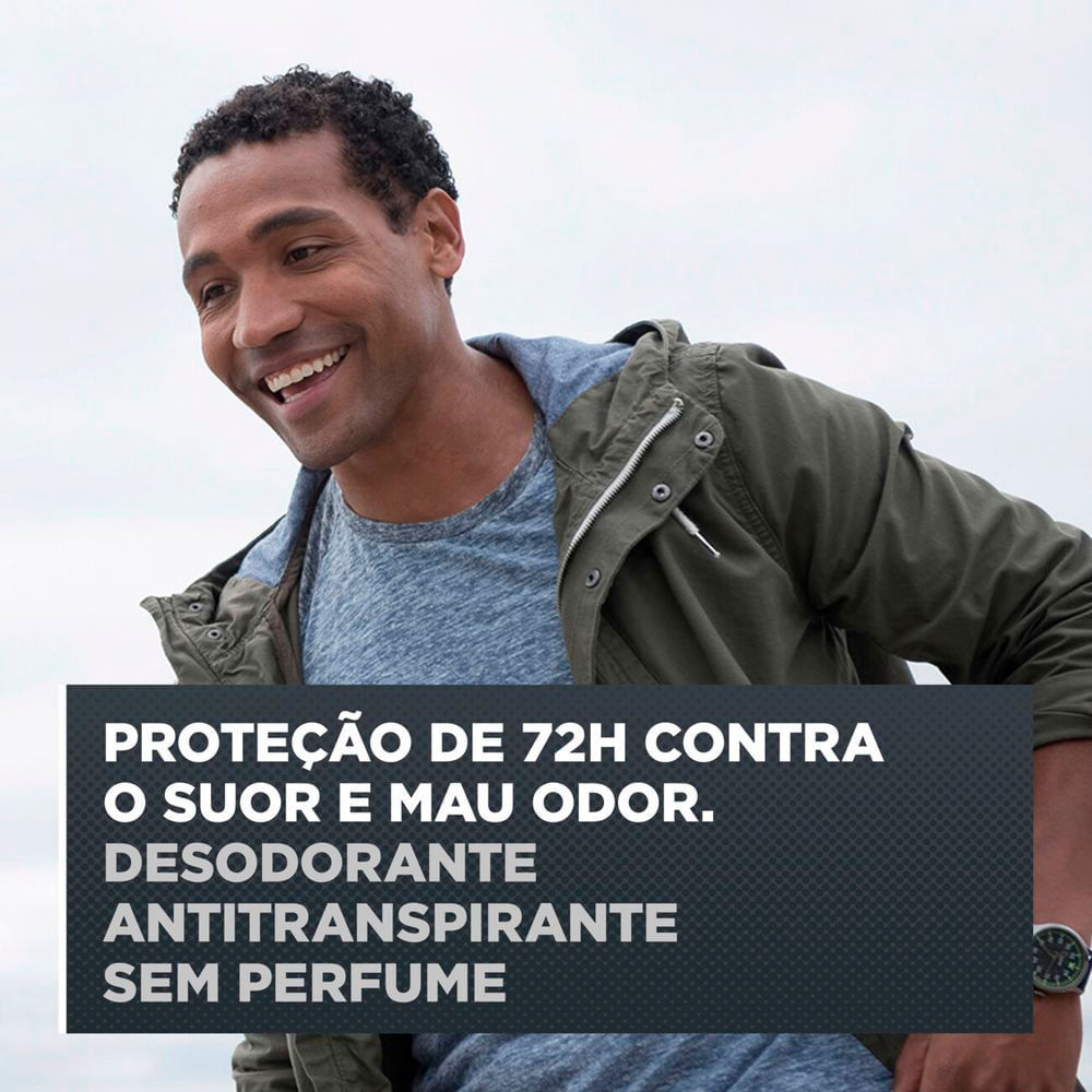Detalhes do Desodorante Aerosol Dove Men Sem Perfume 150ml
