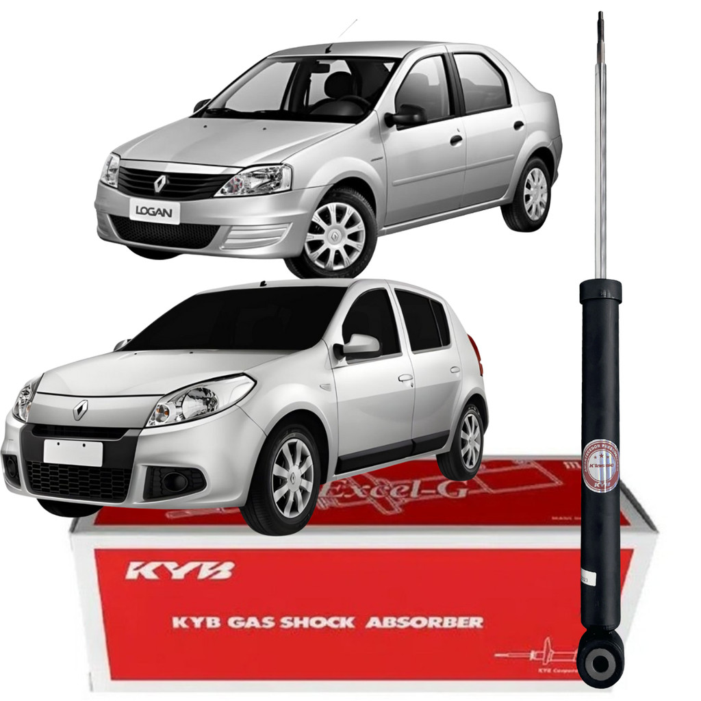 Amortecedor Traseiro Renault Logan Sandero 2007 a 2014