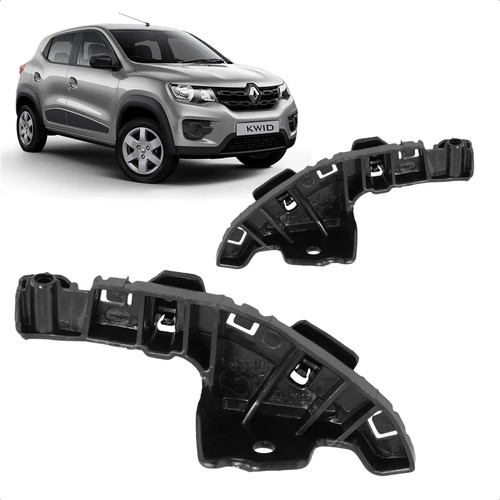 Suporte Guia Parachoque Renault Kwid Dianteiro 2017 2018 2019 2020 2021 2022