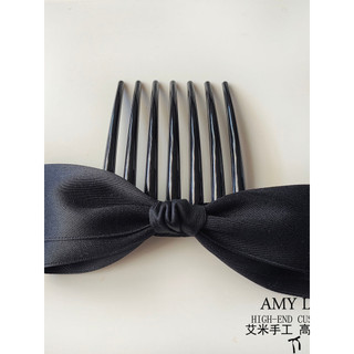 Amy artesanal Original High-End coreano importado fita preto sete correntes acessórios de cabelo elegante elegante All-M