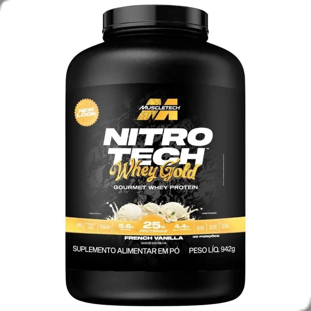 Whey Protein Gold Nitro Tech Gourmet 942g Muscletech