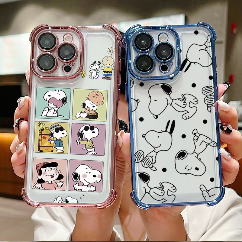 Capa Bonita e Fofa do Snoopy para Samsung Galaxy Ultra, para Samsung Galaxy S26 ULTRA S25 FE S24 S23 S22 Ultra Plus S25+