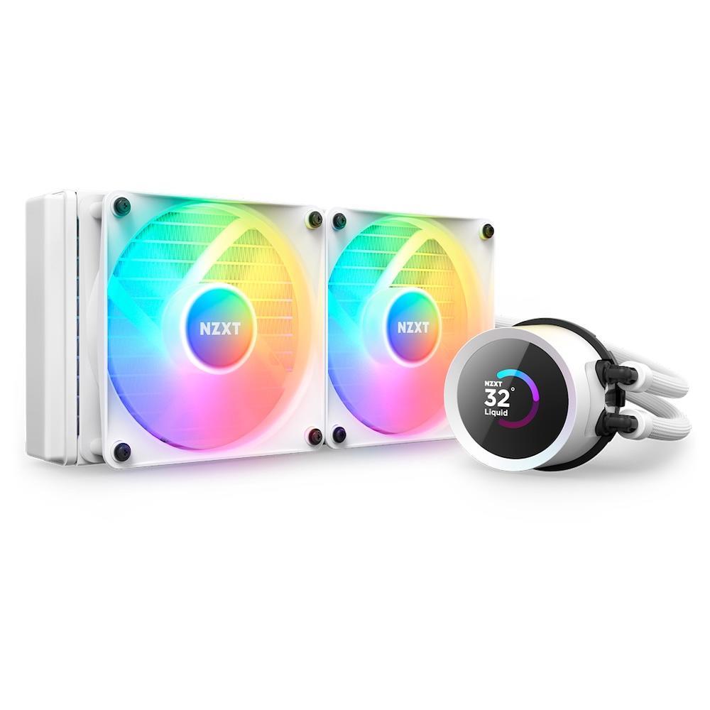 Water Cooler NZXT Kraken 240 RGB, 240mm, Intel e AMD, Branco - RL-KR240-W1