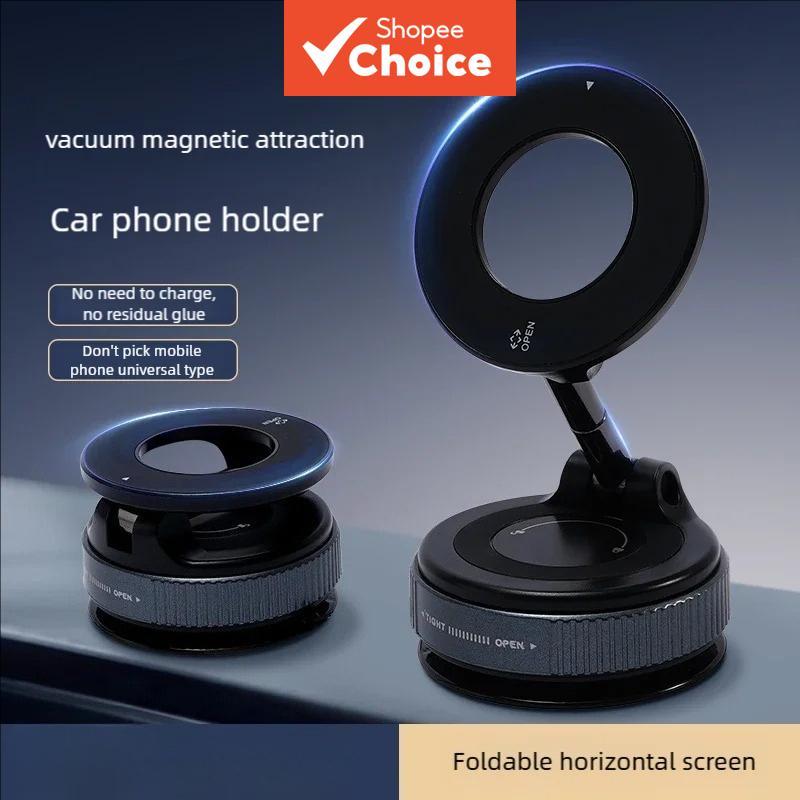 Suporte Magnético Universal para Telefone de Carro com Ventosa Ajustável e Rotativo 360° Universal para Painel de Carro,