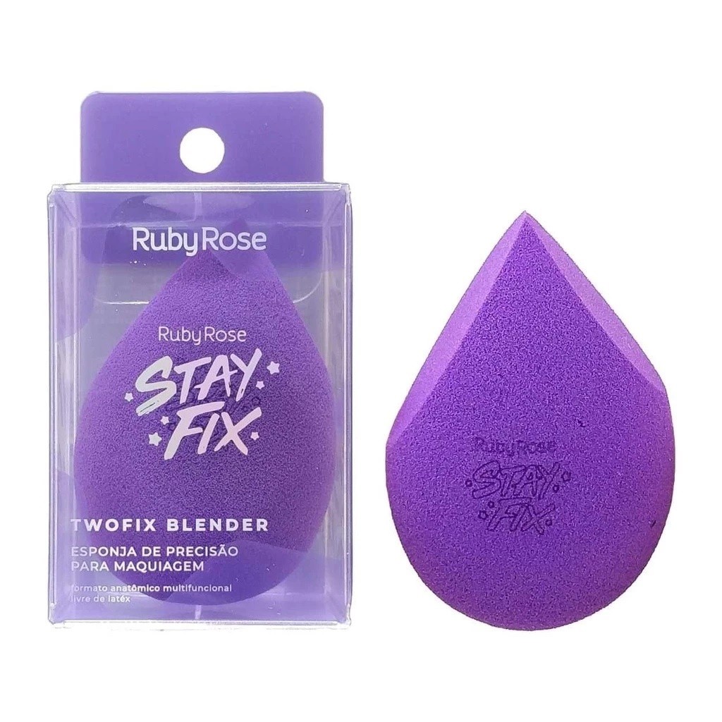 Esponja De Precisão Feels Mood - Ruby Rose Cor Roxo HB-S03