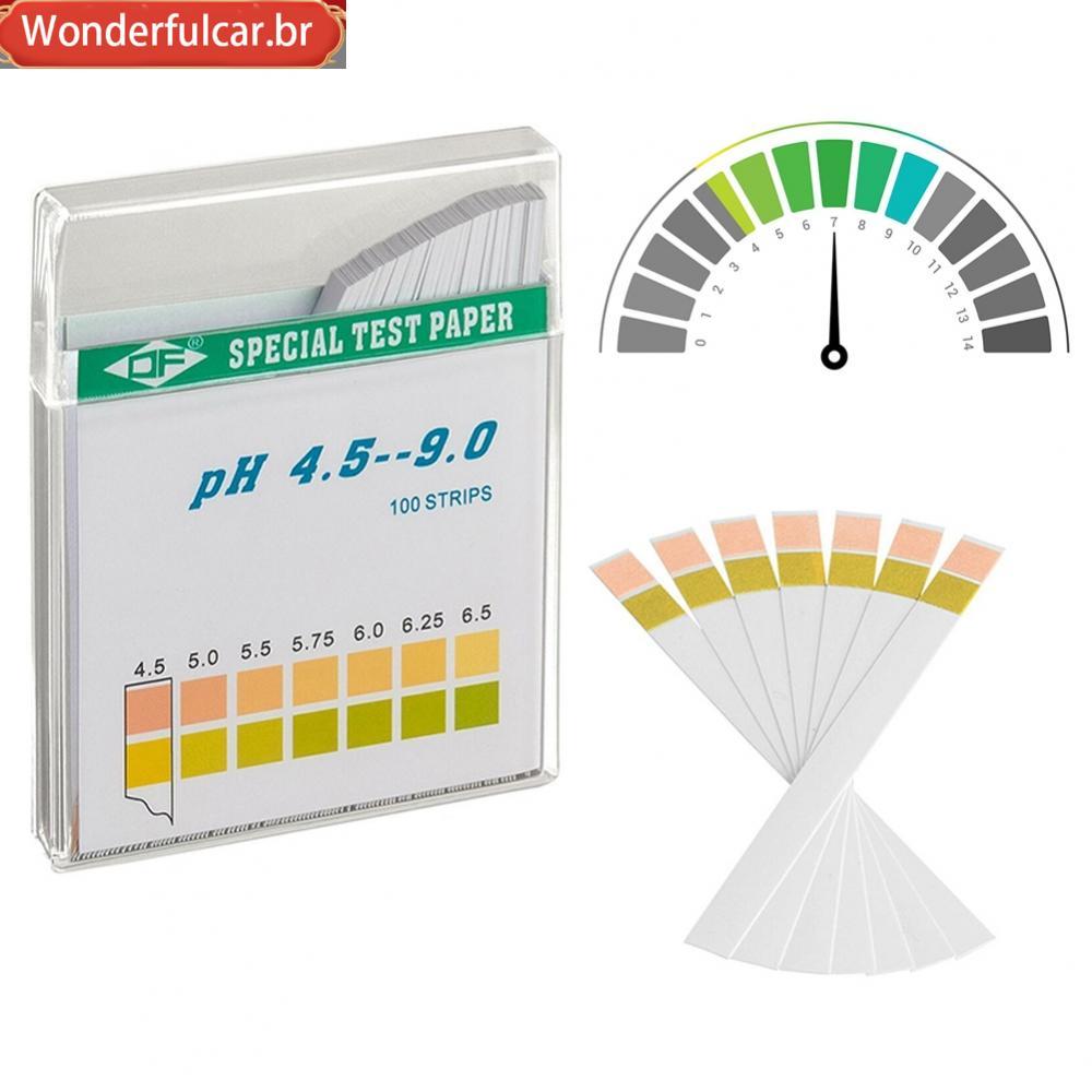 [WDFU-BR]PH Test Strip Quick Results Universally 100 Piece For Hydrocultures High Quality