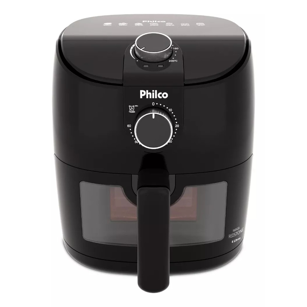 FRITADEIRA PHILCO AIR FRYER 4L PAF40A Preto 127 V