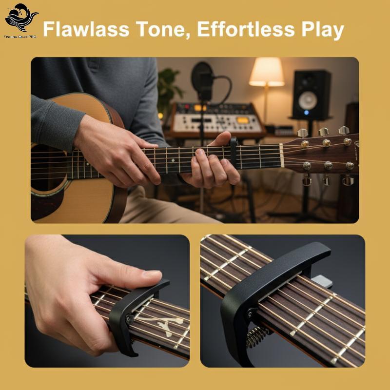 PFG Universal Guitar Capo ABS Metal Heavy Duty Qui Key Braçadeira Para Guitarra Elétrica Clássica Acústica Design Confiá