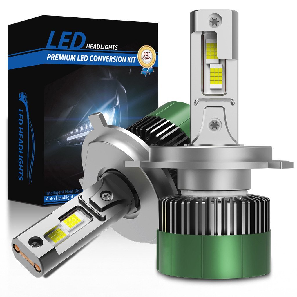 Novo Modelo Transfronteiriço 2026, 130W, Tubo de Cobre Duplo, Farol LED Automotivo de Alta Potência h7 h4, Lâmpada h11,