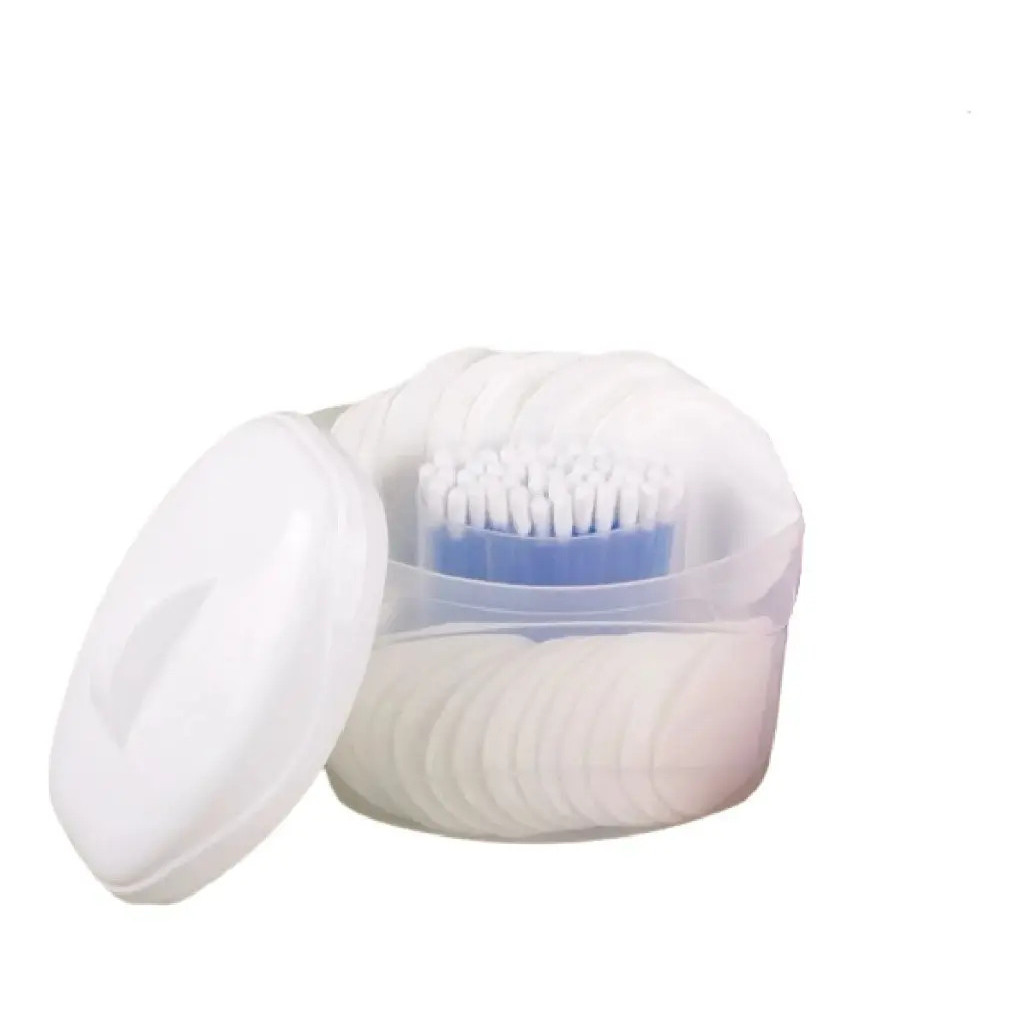 Porta Algodão E Cotonete Organizador Bebê Plástico - Nitron