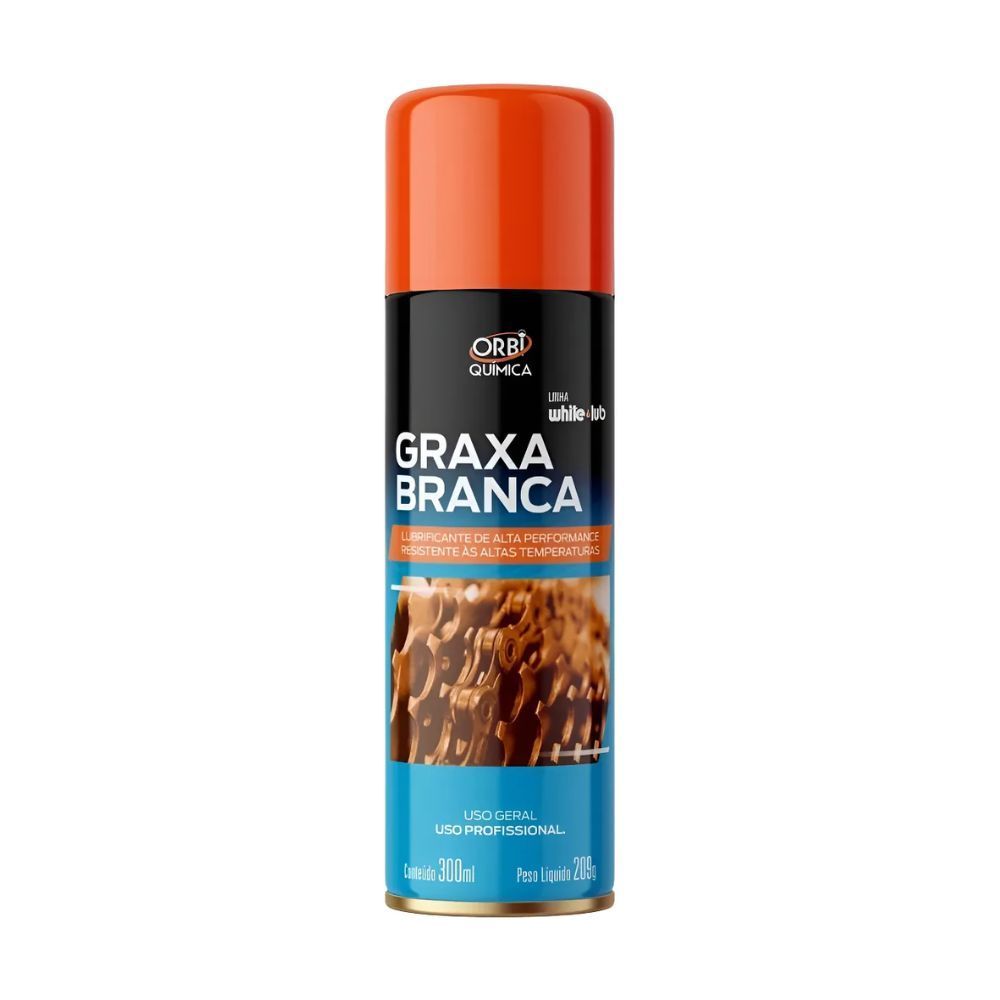Graxa Branca Spray 300ml Orbi Química