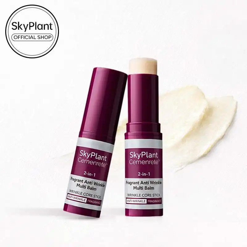 SkyPlant Fragrant Multi-Effect Nourish Eye Balm Stick 9g Korean Formula Softens Fine Lines Daily Eye Moisturizing Care f