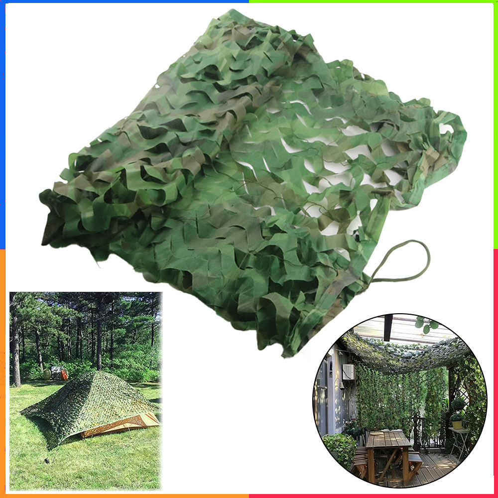 1 peça camuflagem camuflagem selva net 1.5x1m ao ar livre sombra net ao ar livre sombra net casa decoração selva camufla