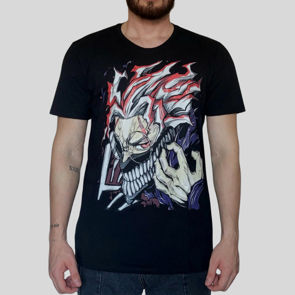 [Camiseta Premium em Algodão Puro]CC Camiseta Dan Da Dan Okarun Anime Unissex Preta 100% Algodão Lançamento
