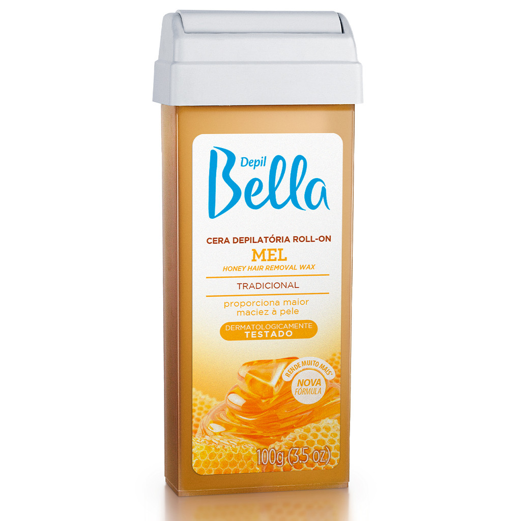 Cera Depilatória Refil Roll-On Mel Depil Bella 100g