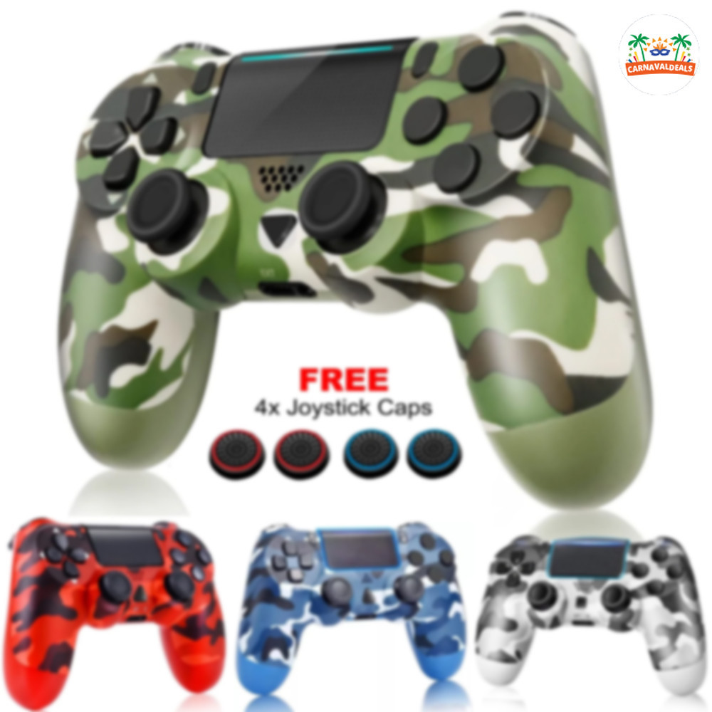 Controle Sem Fio Personalizado Camuflado para PS4 com Tecnologia Avançada e Cabo em Oferta na Shopee