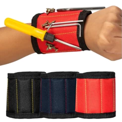 1 / 2 Pcs Pulseira Magnética Imã Prego Parafuso Bracelete Ferramentas