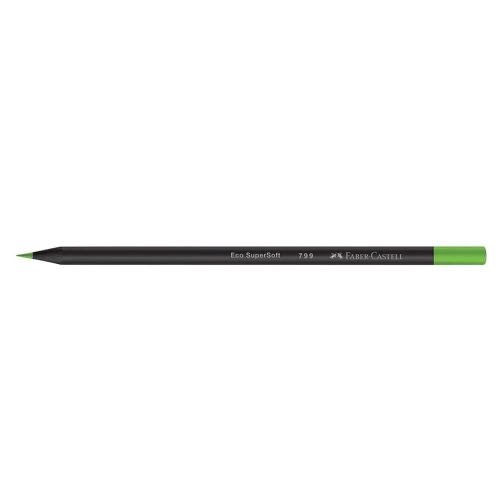 Lapis de Cor Supersoft Faber-Castell 799 Verde Neon / Neon Green unidade