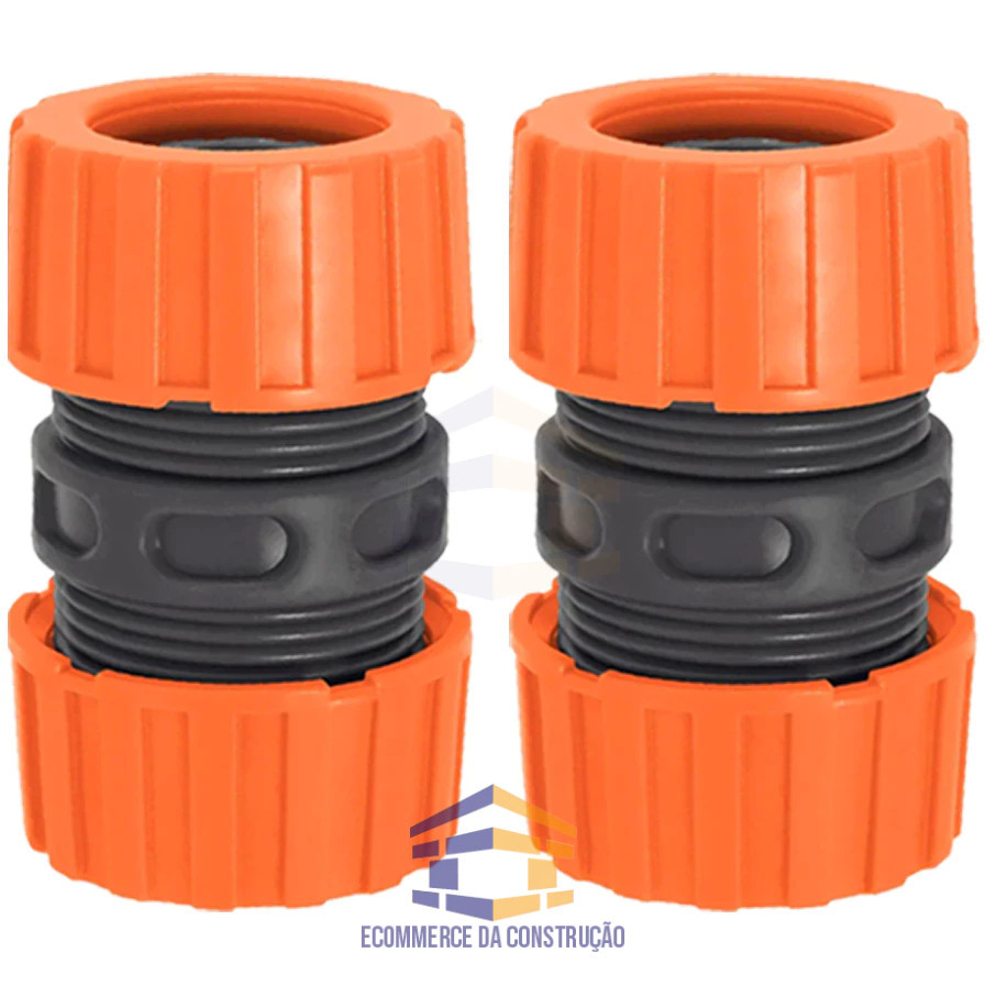 Kit 2 Ligação Reparadora Emenda de Mangueira 1/2  Extensor Tramontina