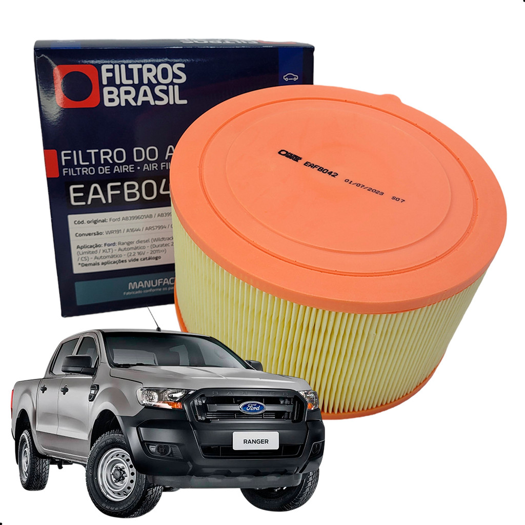 Filtro De Ar Motor Ford Ranger 2.2 3.2 16v 20v em Oferta na Shopee