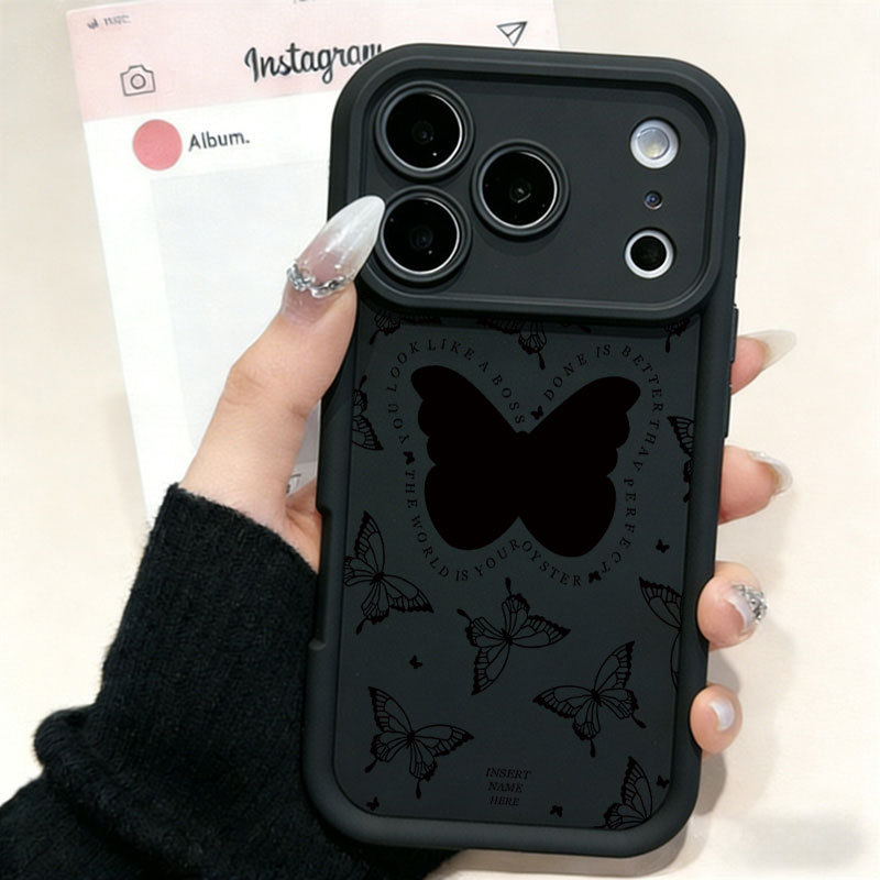 Capa À Prova De Choque Para Redmi Note 14 Pro 13 12 12s 11 10 14C 13C 12C 10C A5 X7 C71 C75 Tela Cheia Oca Borboleta Pre