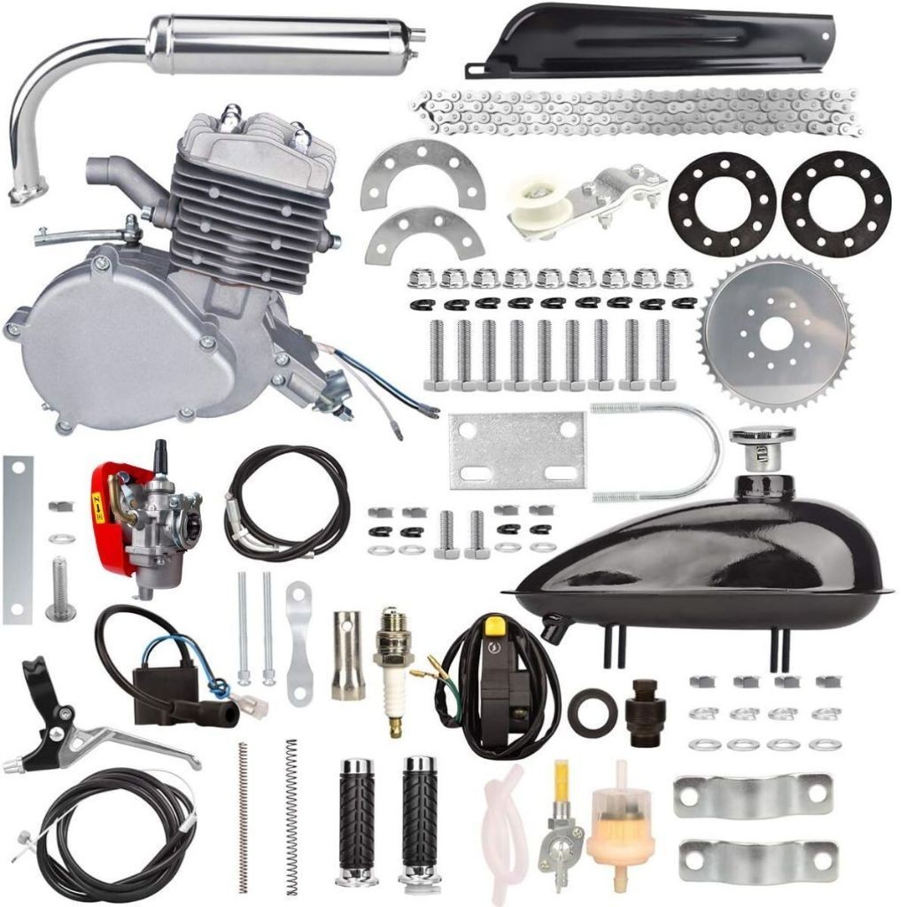 Kit Motor 100cc para Bicicleta Nakasaki Completo Bike Motorizada 60km/h Potente Envio Imediato!
