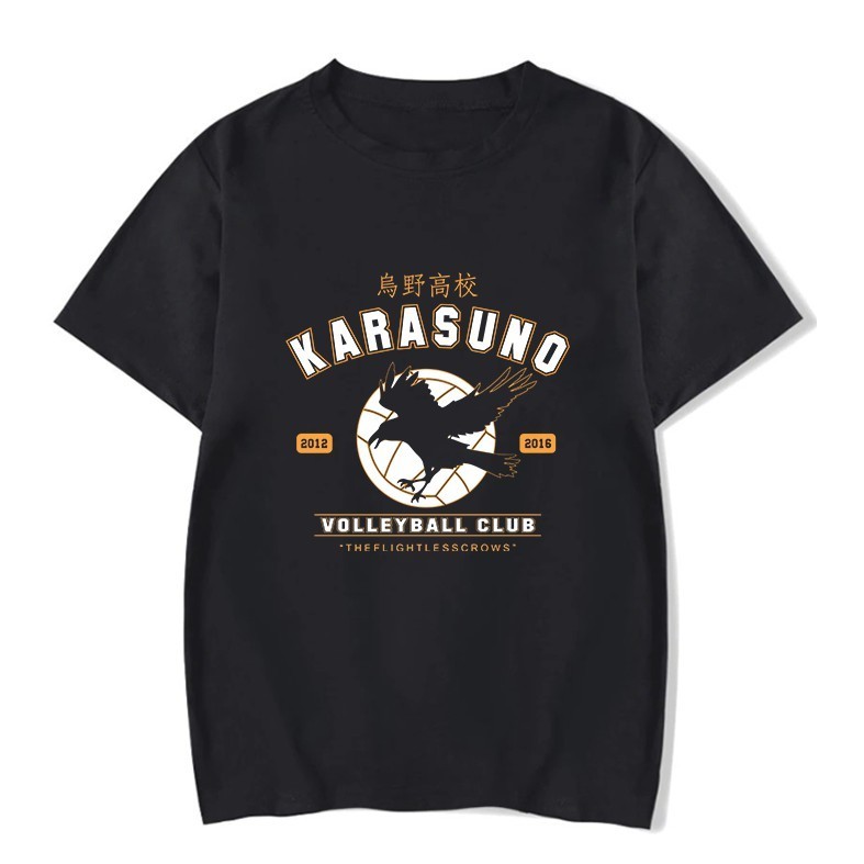 Camisa Camiseta  Anime Haikyū!! Haikyuu!! Volêi Mangá Karasuno Camisetas De Anime