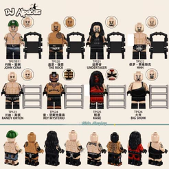 Blocos De Construção Figuras Brinquedo Colecionável TP519 TP520 TP521